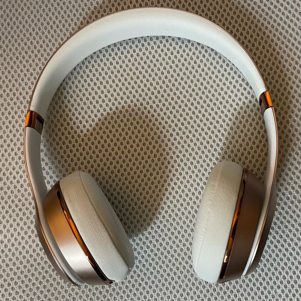 Barely used Rose Gold Beats Solo 3 by Dre